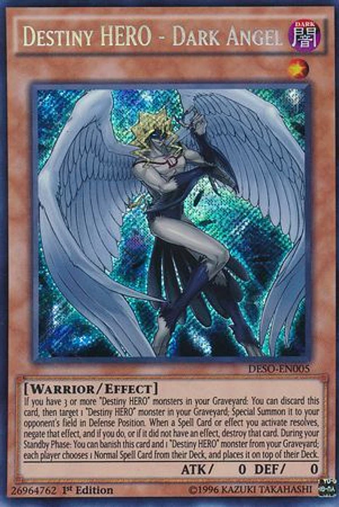 Destiny HERO - Dark Angel - DESO-EN005 - Secret Rare