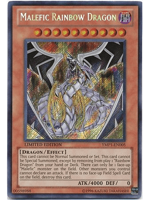 Malefic Rainbow Dragon - YMP1-EN005 - Secret Rare