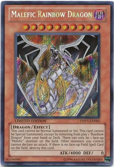 Malefic Rainbow Dragon - YMP1-EN005 - Secret Rare
