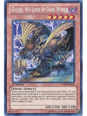 Goldd, Wu-Lord of Dark World - LCJW-EN246 - Secret Rare