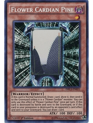 Flower Cardian Pine - DRL3-EN031 - Secret Rare