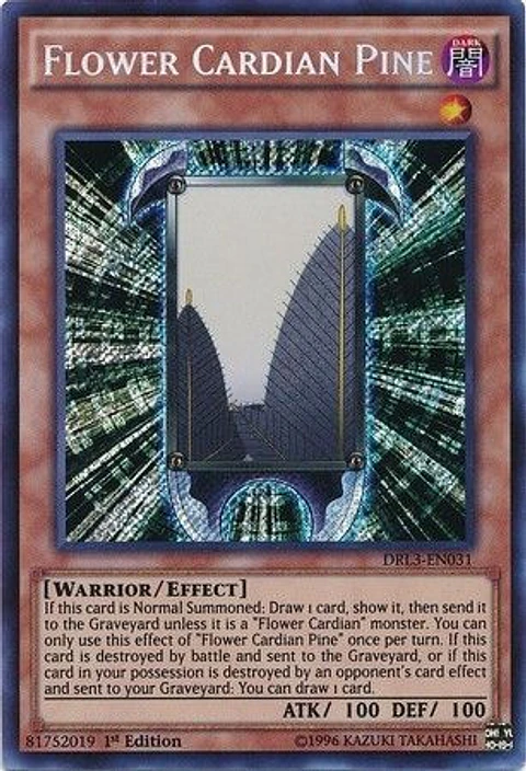 Flower Cardian Pine - DRL3-EN031 - Secret Rare
