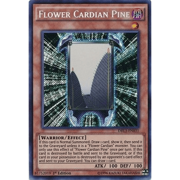 Flower Cardian Pine - DRL3-EN031 - Secret Rare