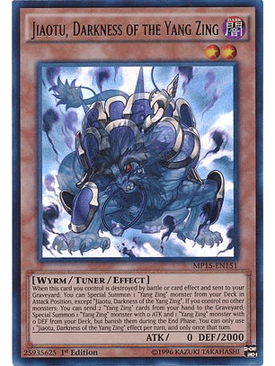Jiaotu, Darkness of the Yang Zing - MP15-EN151 - Ultra Rare