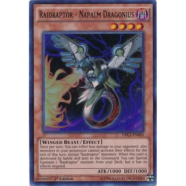 Raidraptor - Napalm Dragonius - DRL3-EN004 - Ultra Rare