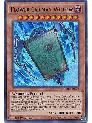 Flower Cardian Willow - DRL3-EN033 - Ultra Rare