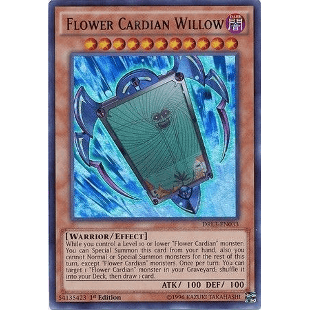 Flower Cardian Willow - DRL3-EN033 - Ultra Rare