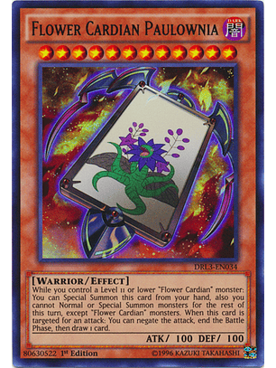 Flower Cardian Paulownia - DRL3-EN034 - Ultra Rare