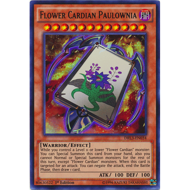 Flower Cardian Paulownia - DRL3-EN034 - Ultra Rare