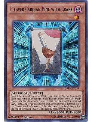 Flower Cardian Pine with Crane - DRL3-EN035 - Ultra Rare