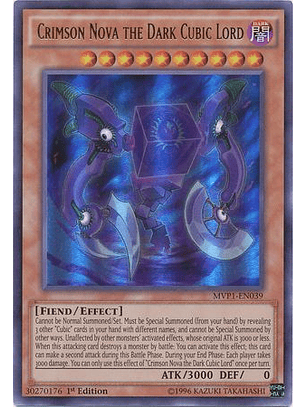 Crimson Nova the Dark Cubic Lord - MVP1-EN039 - Ultra Rare