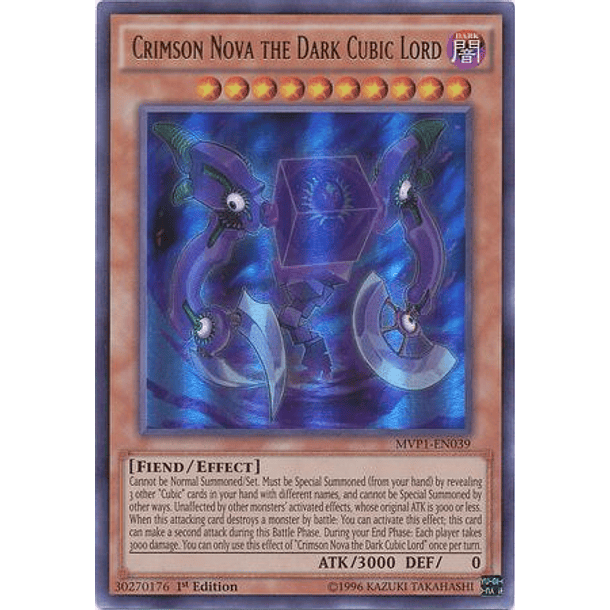 Crimson Nova the Dark Cubic Lord - MVP1-EN039 - Ultra Rare