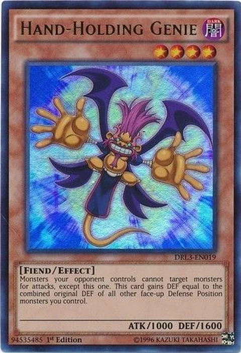 Hand-Holding Genie - DRL3-EN019 - Ultra Rare