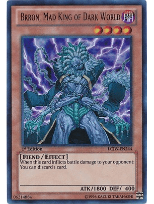 Brron, Mad King of Dark World - LCJW-EN244 - Ultra Rare