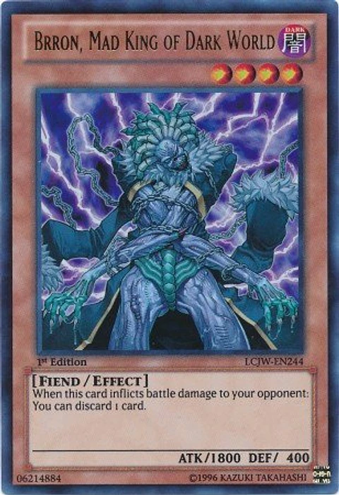 Brron, Mad King of Dark World - LCJW-EN244 - Ultra Rare