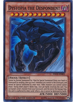 Dystopia the Despondent - INOV-ENSE1 - Super Rare Limited Edition