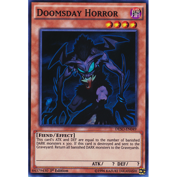 Doomsday Horror - DESO-EN049 - Super Rare