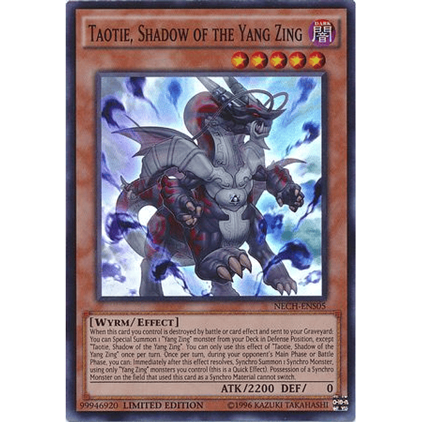 Taotie, Shadow of the Yang Zing - NECH-ENS05 - Super Rare