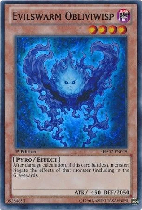 Evilswarm Obliviwisp - HA07-EN049 - Super Rare