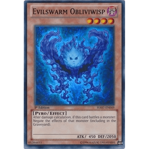 Evilswarm Obliviwisp - HA07-EN049 - Super Rare