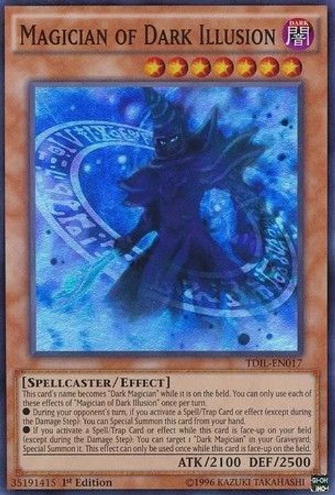 Magician of Dark Illusion - TDIL-EN017 - Super Rare 
