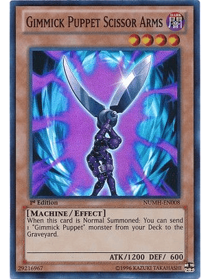 Gimmick Puppet Scissor Arms - NUMH-EN008 - Super Rare
