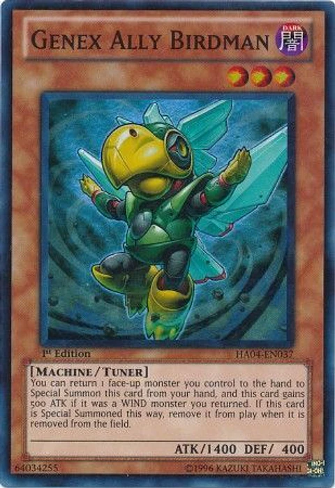 Genex Ally Birdman - HA04-EN037 - Super Rare