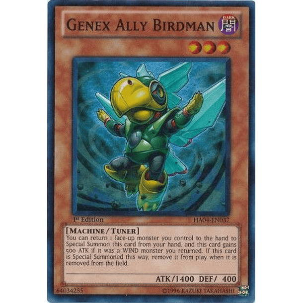 Genex Ally Birdman - HA04-EN037 - Super Rare