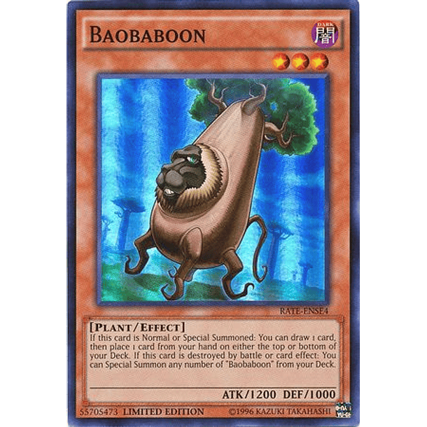 Baobaboon - RATE-ENSE4 - Super Rare Limited Edition