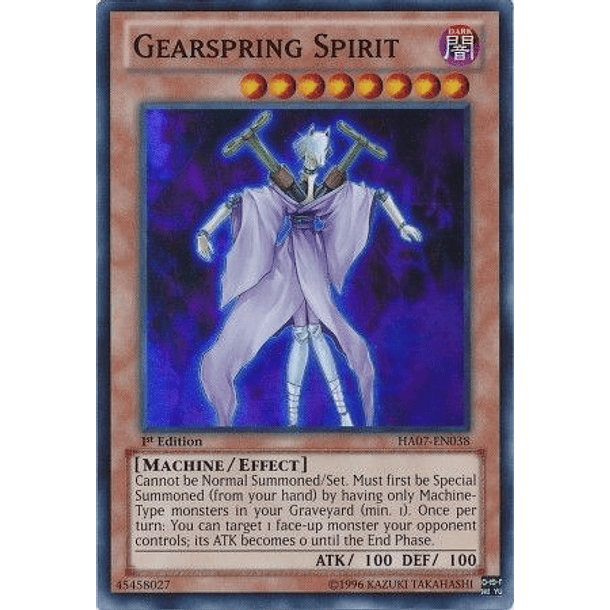 Gearspring Spirit - HA07-EN038 - Super Rare