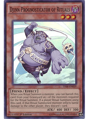 Djinn Prognosticator of Rituals - THSF-EN039 - Super Rare 