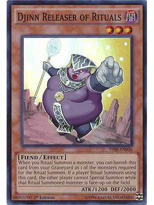 Djinn Releaser of Rituals - THSF-EN036 - Super Rare 
