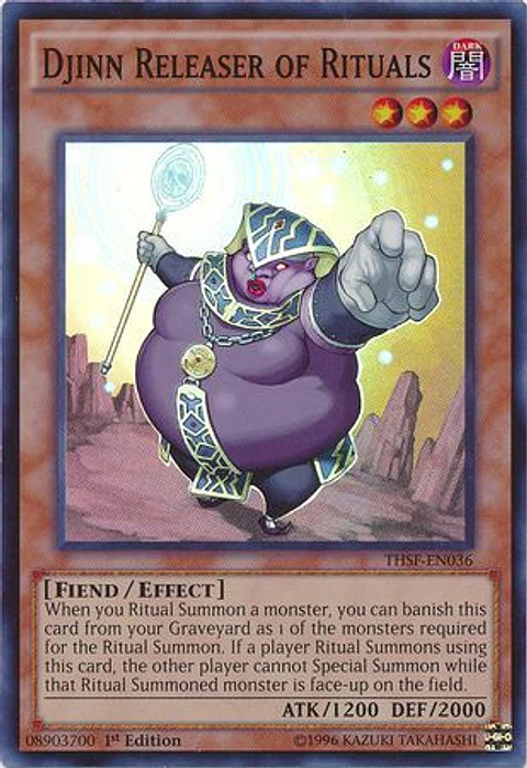 Djinn Releaser of Rituals - THSF-EN036 - Super Rare 