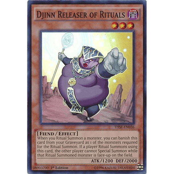 Djinn Releaser of Rituals - THSF-EN036 - Super Rare 