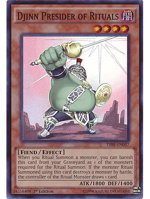 Djinn Presider of Rituals - THSF-EN037 - Super Rare 