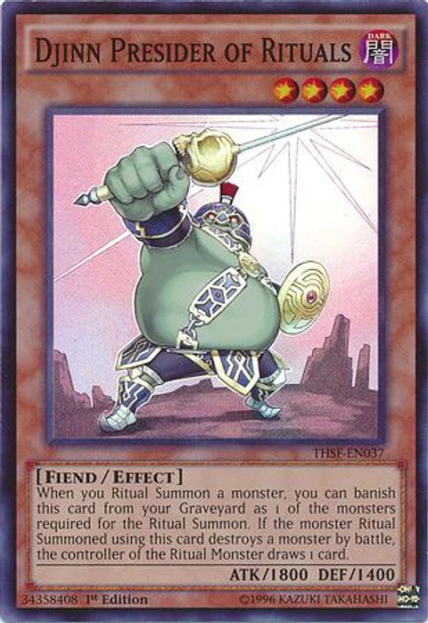 Djinn Presider of Rituals - THSF-EN037 - Super Rare 