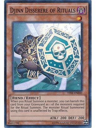 Djinn Disserere of Rituals - THSF-EN040 - Super Rare