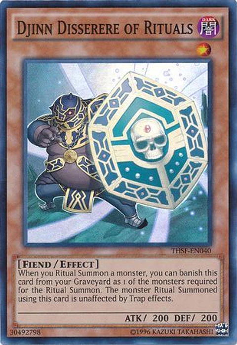Djinn Disserere of Rituals - THSF-EN040 - Super Rare