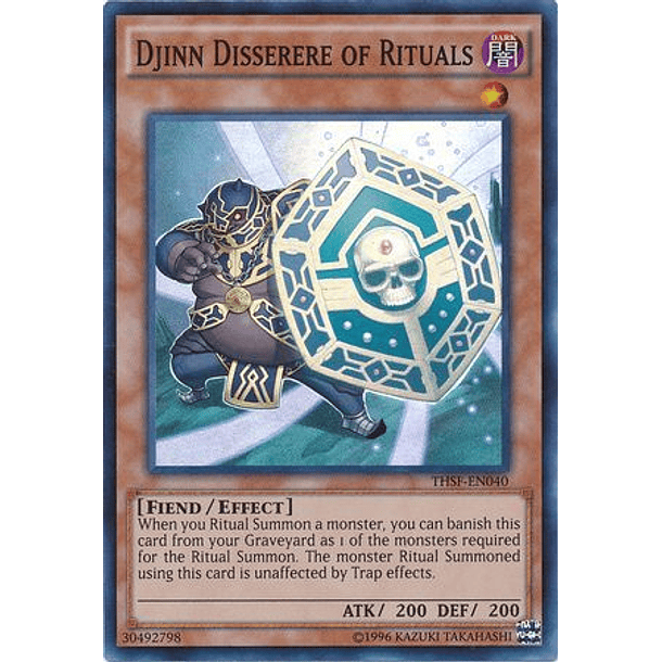 Djinn Disserere of Rituals - THSF-EN040 - Super Rare