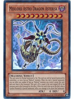 Meklord Astro Dragon Asterisk - EXVC-EN015 - Super Rare