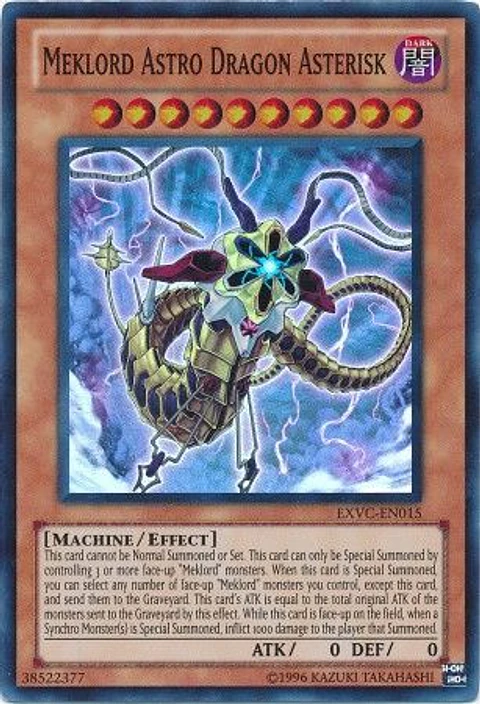 Meklord Astro Dragon Asterisk - EXVC-EN015 - Super Rare