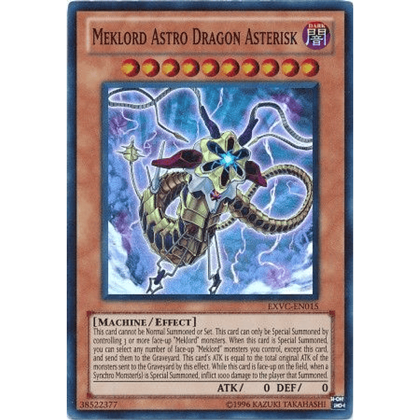 Meklord Astro Dragon Asterisk - EXVC-EN015 - Super Rare
