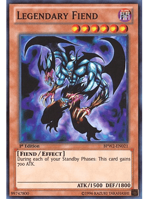 Legendary Fiend - BPW2-EN021 - Super Rare