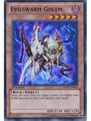 Evilswarm Golem - HA07-EN053 - Super Rare