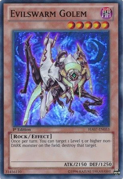 Evilswarm Golem - HA07-EN053 - Super Rare