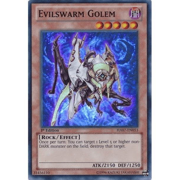 Evilswarm Golem - HA07-EN053 - Super Rare
