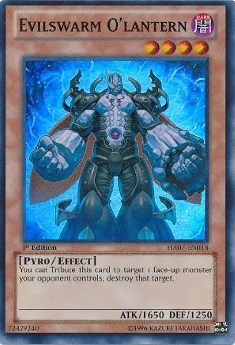 Evilswarm O'Lantern - HA07-EN014 - Super Rare