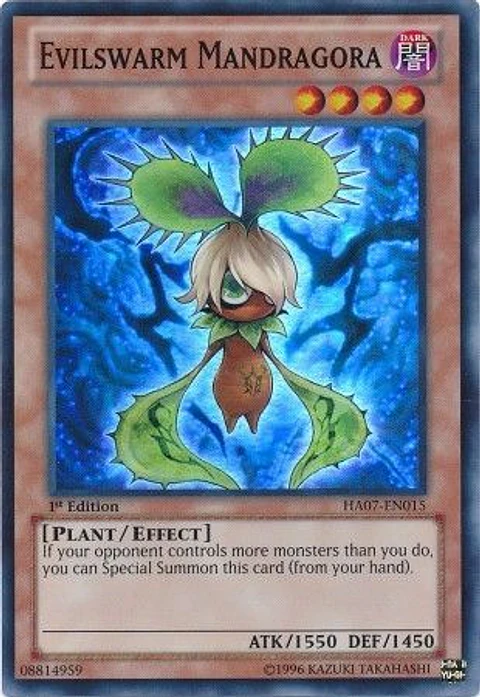 Evilswarm Mandragora - HA07-EN015 - Super Rare