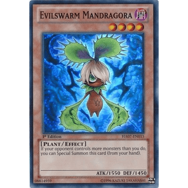 Evilswarm Mandragora - HA07-EN015 - Super Rare