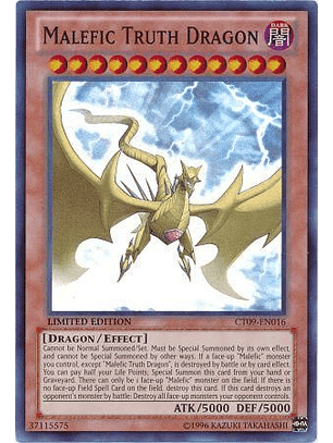 Malefic Truth Dragon - CT09-EN016 - Super Rare